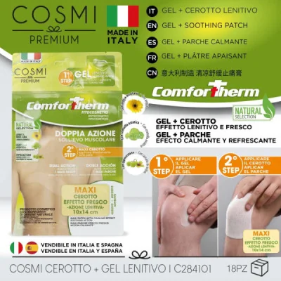 GEL + PARCHE 10x14cm PARA ALIVIO DEL DOLOR 1 UD paraMasaje y Terapi...