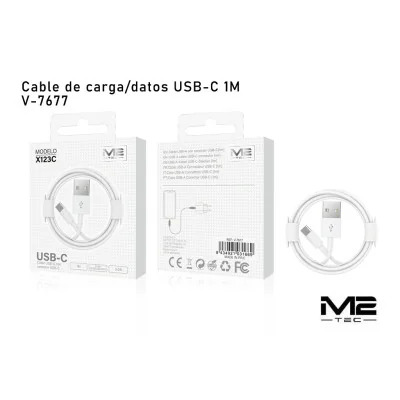 Cable USB-A a USB-C 3.0A 1M paraCables Tipo-C