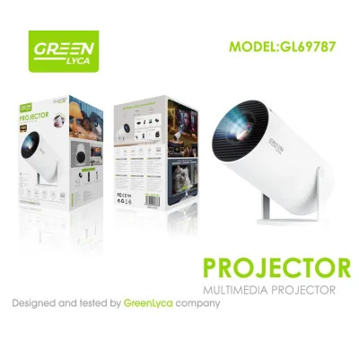 Proyector de vídeo con soporte 4K: Wi-Fi y Bluetooth paraProyectore...