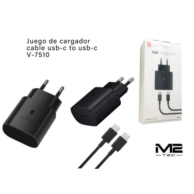 Cargador USB-C, 45W, Power Delivery paraCargadores Tipo-C
