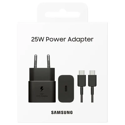 Cargador Samsung, USB-C, 15W, Power Delivery, cable USB-C a USB-C p...