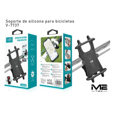Soporte de móvil, bicicleta, silicona paraSoporte móvil para bicicleta