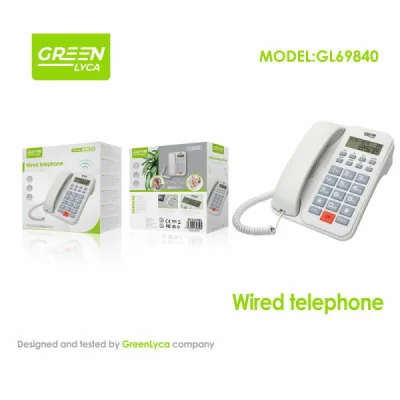 TELEFONO CON PANTALLA DIGITAL Y BOTONES GRANDES paraTeléfonos fijos