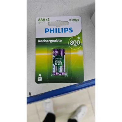 PILA PHILIPS RECARGABLE 800MAH paraPilas Estándar