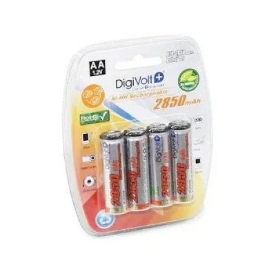 BLISTER DE 4 PILAS AA/R6 2850MAH paraPilas Estándar