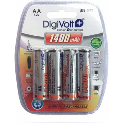 PILA AA 1400MAH DIGIVOLT paraPilas Estándar