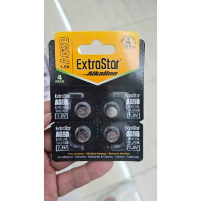 PILAS BOTON(EXTRASTAR) PK4 EX:12 LR936 394 CJ576 paraPilas Estándar