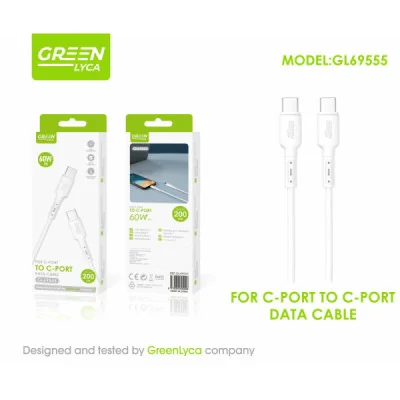 Cable USB-C a USB-C, 2M, 60 W paraCables Tipo-C