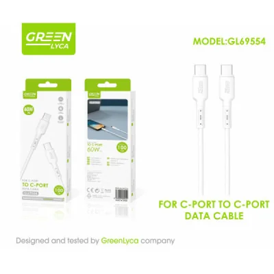 Cable USB-C a USB-C, 1M, 60 W paraCables Tipo-C