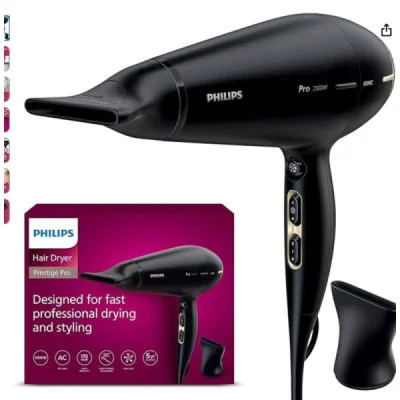 Secador de pelo Philips, 2200 W paraSecadores