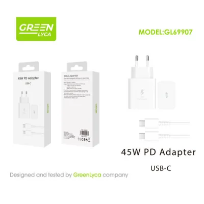 Cargador PD USB-C, 45 W paraCargadores Tipo-C