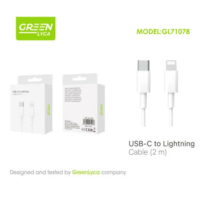 Cable USB-C a Lightning, 2M paraCables Lightning