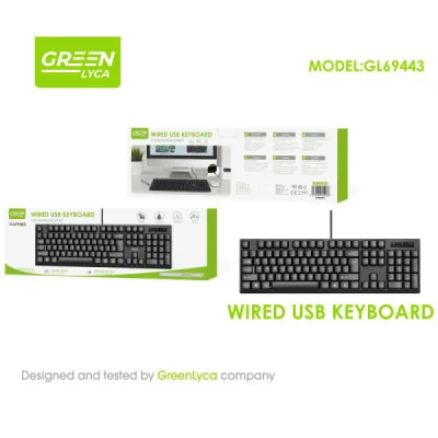 Teclado con cable paraTeclado y Ratón