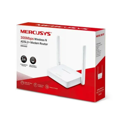 Router ADSL Mercusys MW300D paraRedes & Conectividad