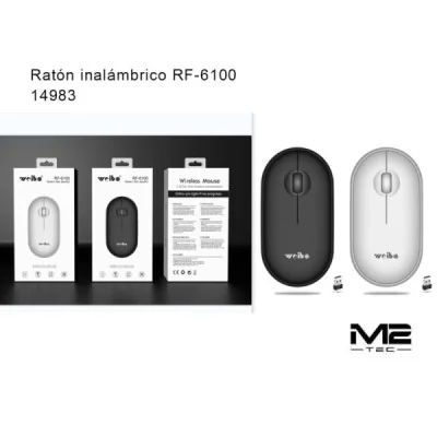 Ratón inalámbrico RF-6100 paraTeclado y Ratón