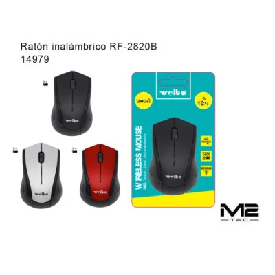 Ratón inalámbrico RF-2802B paraTeclado y Ratón