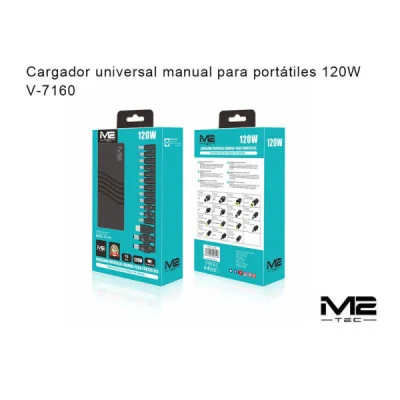 Cargador universal portátil, 120 W paraAdaptadores Universales