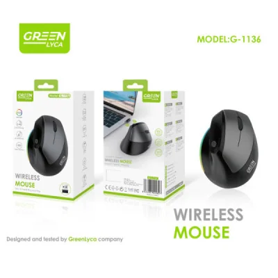 Ratón inalámbrico vertical paraTeclado y Ratón