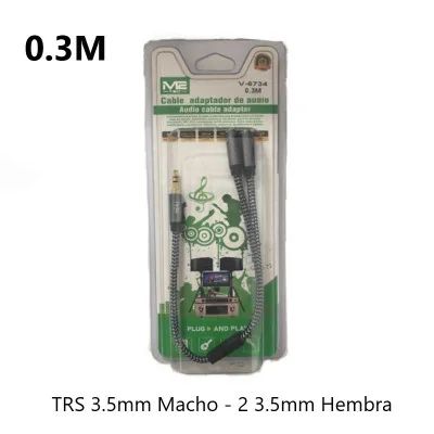 Adaptador de audio, 0.3M paraAdaptadores & OTG