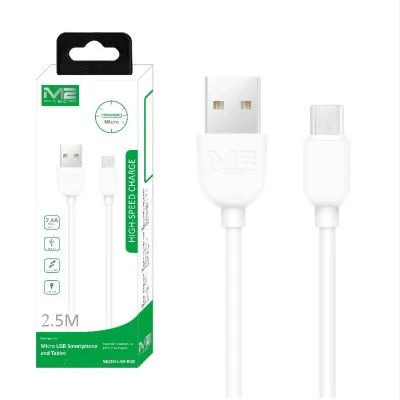 Cable Micro-USB, 2.5M, 2.4 A paraCables Micro USB