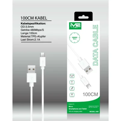 Cable Micro-USB, 1M, 2.1 A paraCables Micro USB