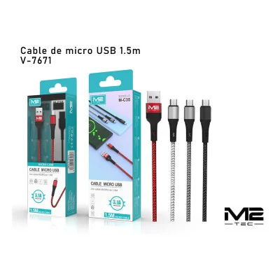 Cable Micro-USB, 1.5M, 3.1 A paraCables Micro USB