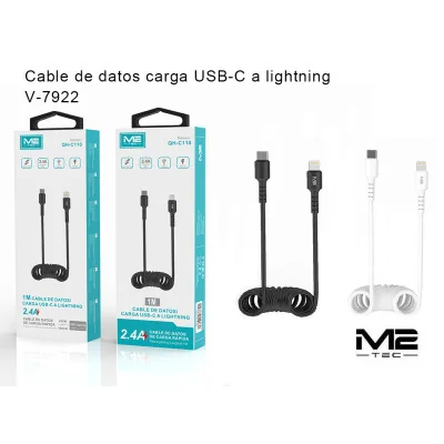 Cable USB-C a Lightning, 1M, 2.4 A paraCables Lightning