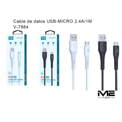 Cable USB-A a Micro-USB, 2.4 A paraCables Micro USB