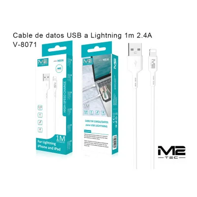 Cable USB-A a Lightning paraCables Lightning