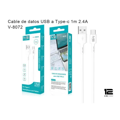 Cable USB-A a USB-C paraCables Tipo-C