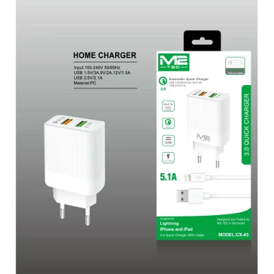 Cargador USB-A paraCargadores Lightning