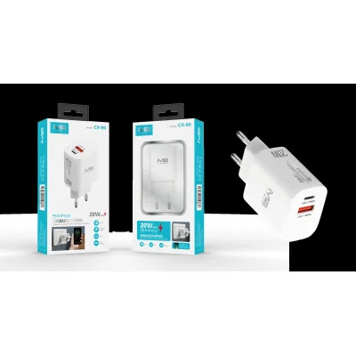 Cargador USB-A + USB-C, 20 W paraCargadores universales (A + C + mu...