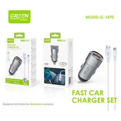 Cargador de coche USB-A a USB-C, 3 A paraCargadores de coche