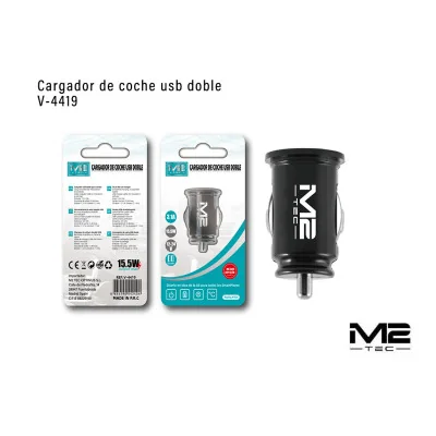 Cargador de coche USB-A paraCargadores de coche