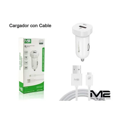 Cargador de coche USB-C, 2.8 A paraCargadores de coche