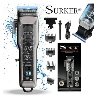 Cortapelo y barba Profesional 1500mah 6800rpm Surker SK-266