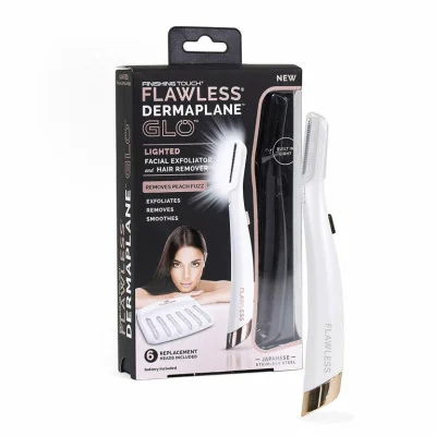 Depilador facial FLAWLESS DERMAPLANE GLO