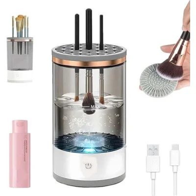 Limpiador automático de brochas paraDispositivos de Belleza