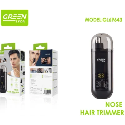 Cortapelos 2 en 1, Nariz y oidos, Green Lyca GL69643