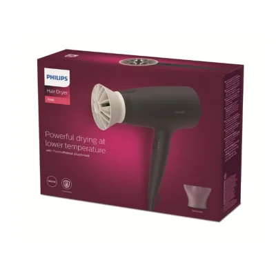 Secador de pelo Philips Bhd302/10, 1600W, 3 niveles de velocidad