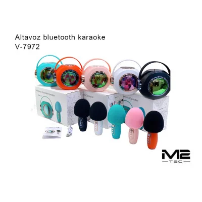 Maquina de Karaoke con Altavoz y Microfono paraAltavoces