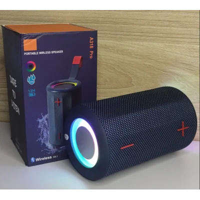 Altavoz portátil Wireless, Bluetooth 5.3, SUPER BASS 15W, TWS, 1500mah, A318 Pro