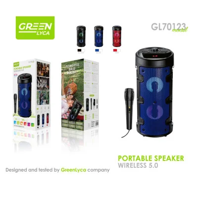 Altavoz portátil Wireless, Bluetooth 5.0, potencia 10W X2, TWS, 1200mah, GL70123