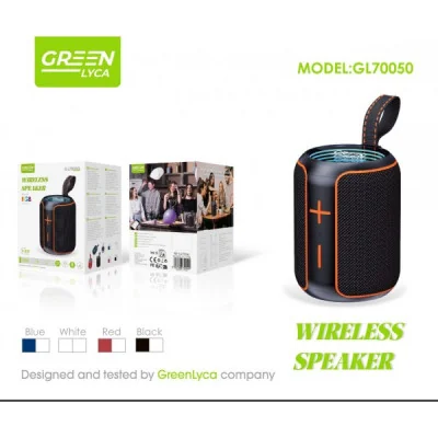 Altavoz portátil Wireless, Bluetooth 5.4, 10W, TWS, 1800mah, Green Lyca GL70050