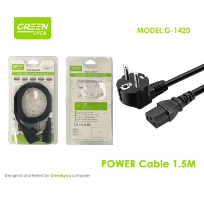 Cable de alimentación estándar europeo 1,5 m. G-1420