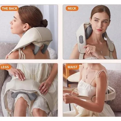 Masajeador de Cuello y Hombros 5D paraMasaje y Terapia de Alivio