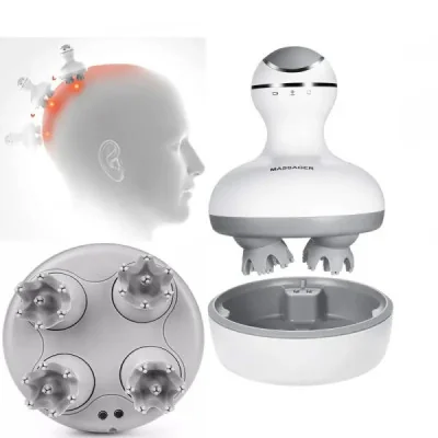 Masajeador de Cabeza Estimulador Capilar  paraMasaje y Terapia de A...