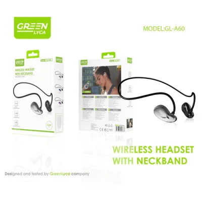 Auriculares Inalámbricos de Conducción Ósea A60 Bluetooth 5.3 para Cuello