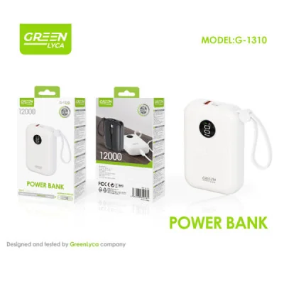 Batería Externa de Carga Rápida 12000mAh 22.5W PD (Power Delivery)