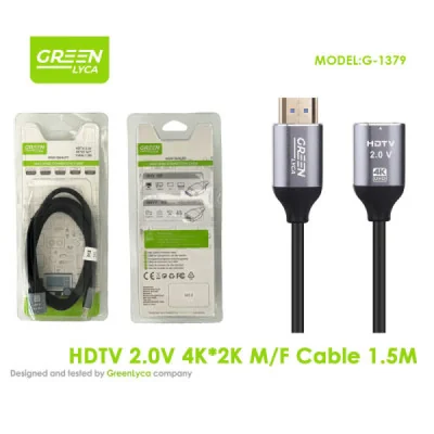 Cable HDTV 2.0V 4K*2K Macho/Hembra 1.5M